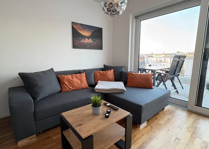 Modernes Serviced - Penthouse View דירה נורדלינגן